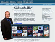 Tablet Screenshot of daviddialwebdesign.com